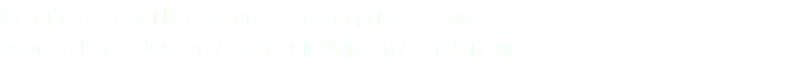 De drie belangrijkste voordelen van privélessen voor ballroomdansen / wedstrijddansen / stijldansen